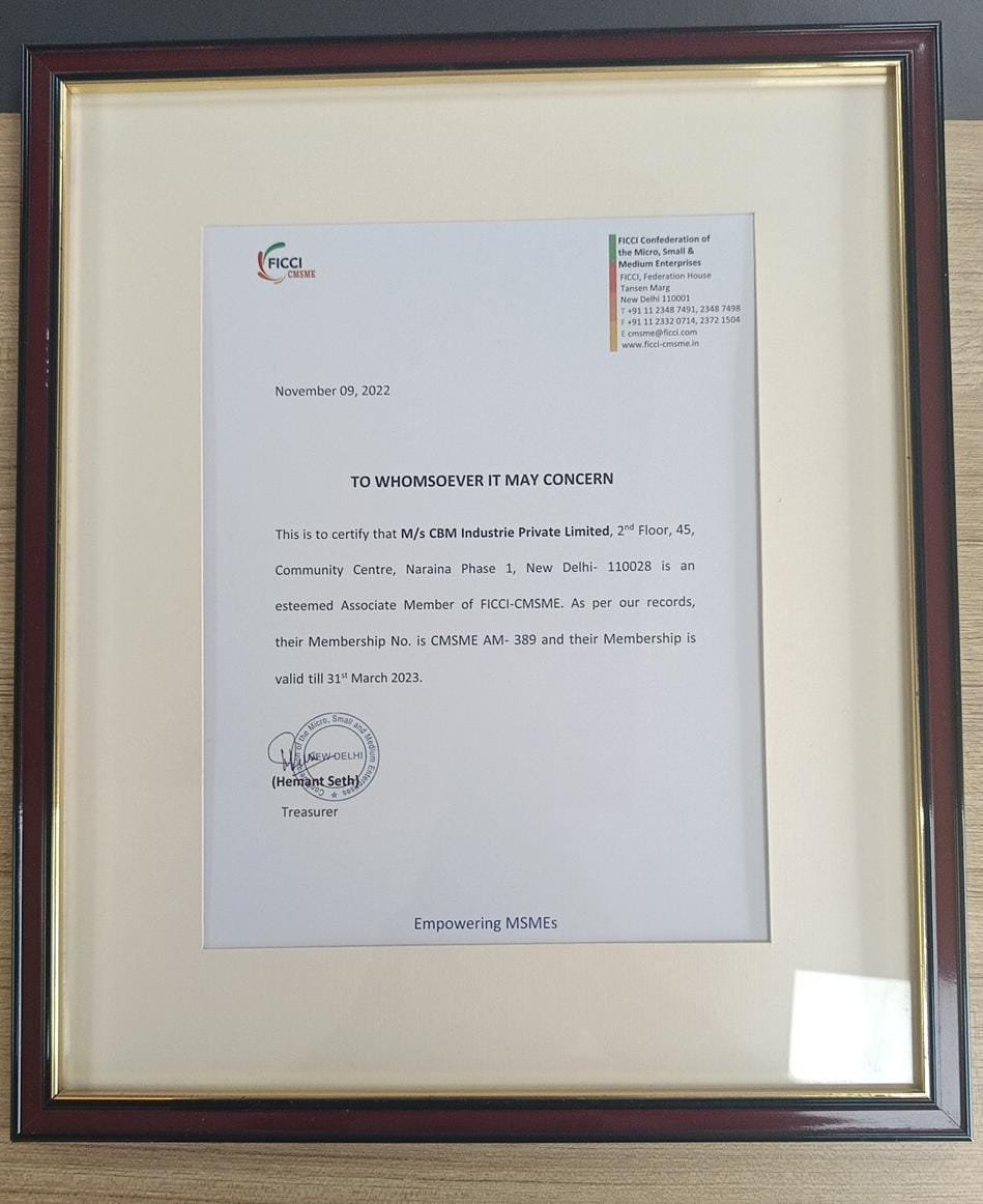 FICCI CMSME Empowering MSMES Membership 2022-23